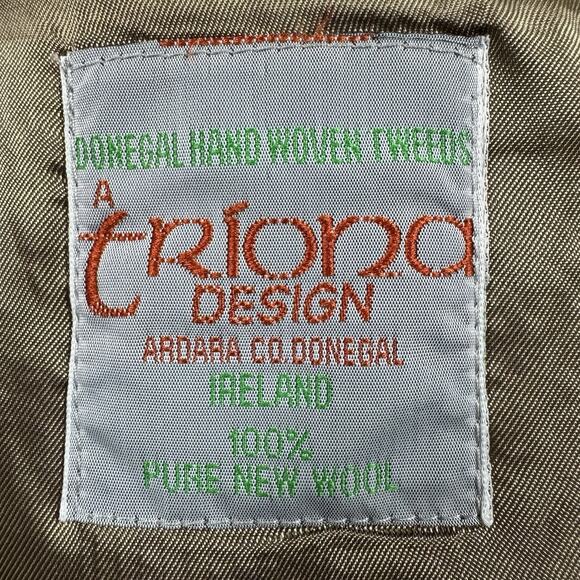 VTG 46 R Triona Green Donegal Tweed Wool Blazer Ireland - Picture 11 of 15